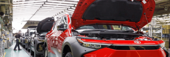 Toyota Halts 17 Lines at 9 Plants as Typhoon Follows Japan's Earthquake